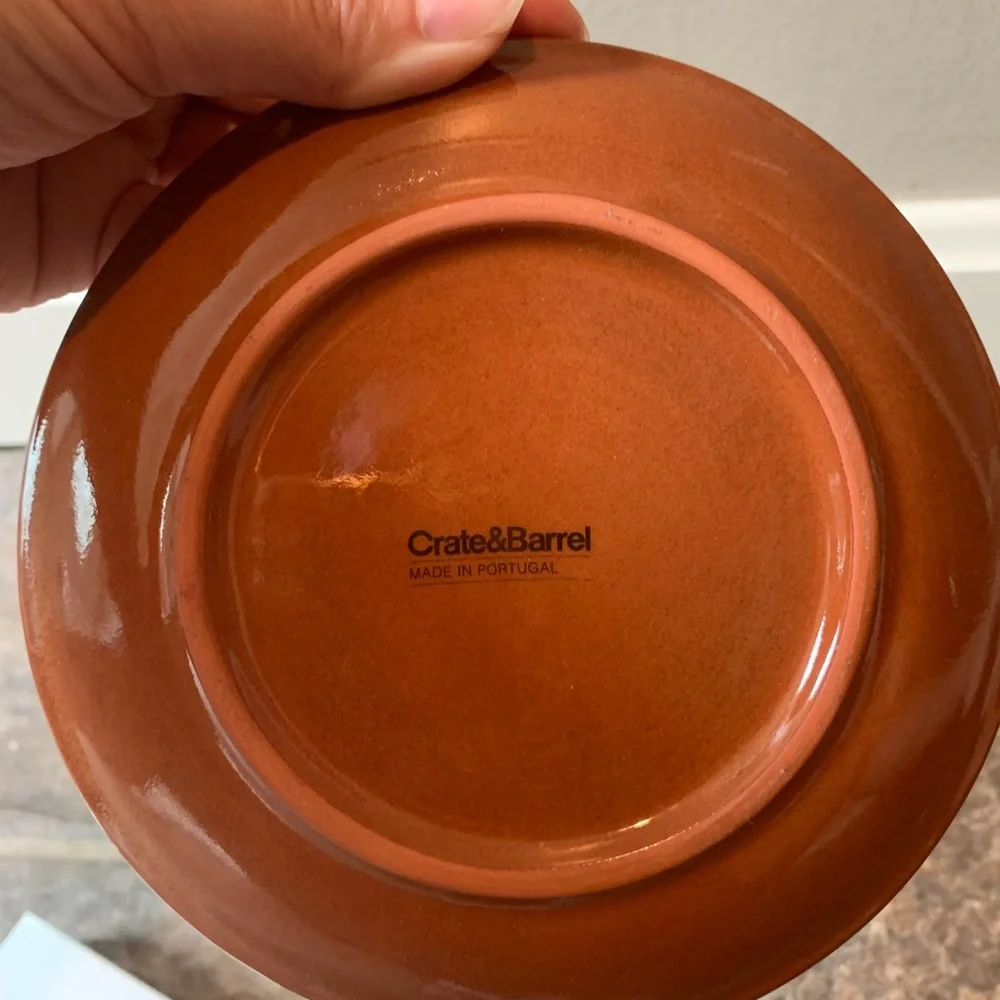 Crate&Barrel Decorative Plate and Soap Set